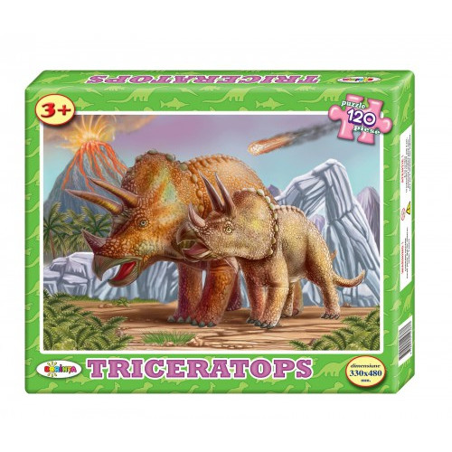 Puzzle Triceratops 120 ps.