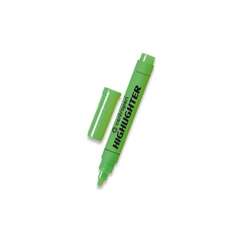 Marker evidențiator Centropen. Verde
