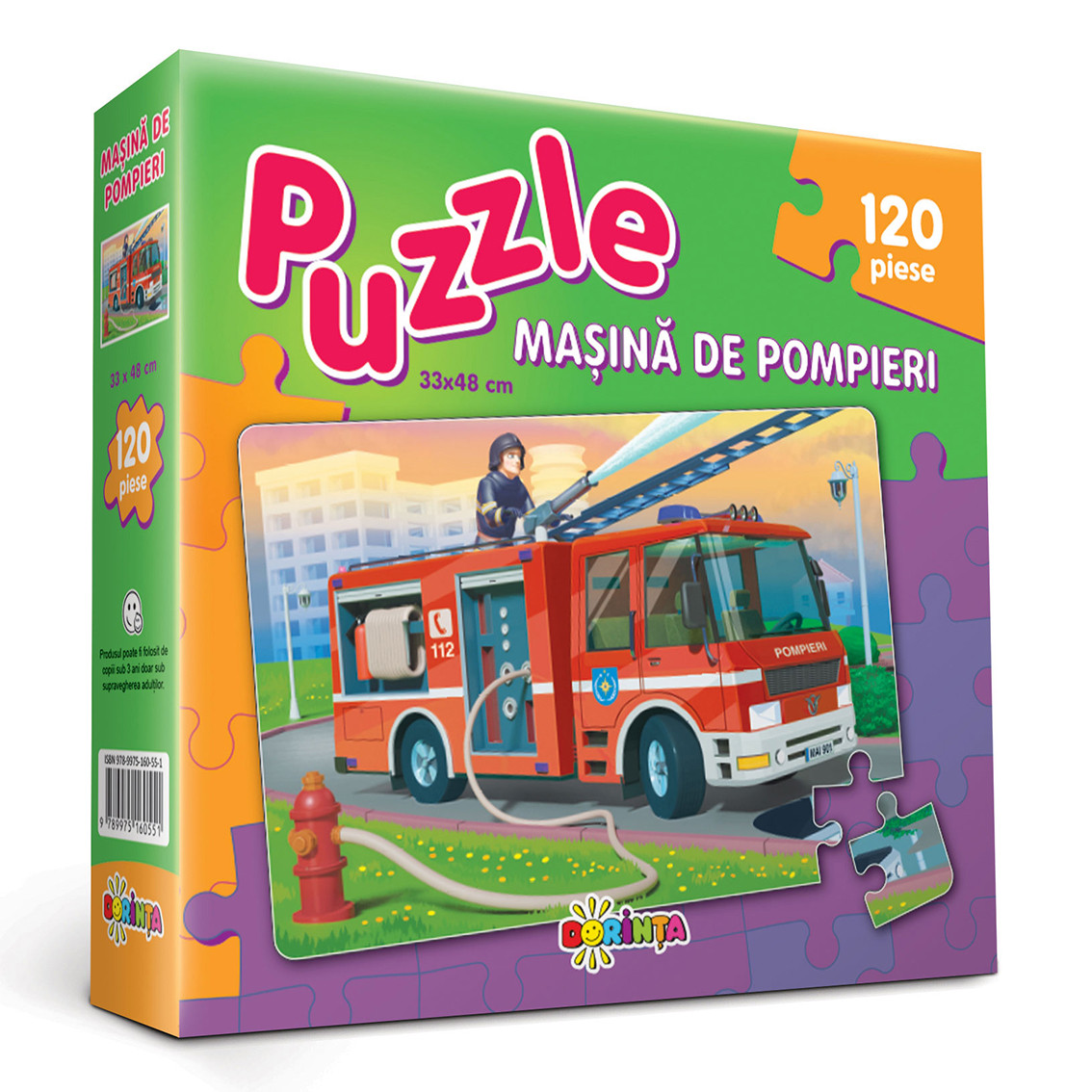 Puzzle Mașina de Pompieri 120