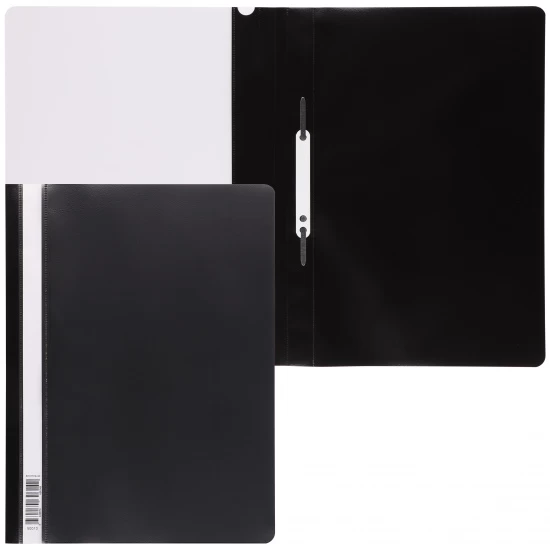 Dosar plastic A4 ErichKrause® Fizzy Classic, , 120/140 mcm, black