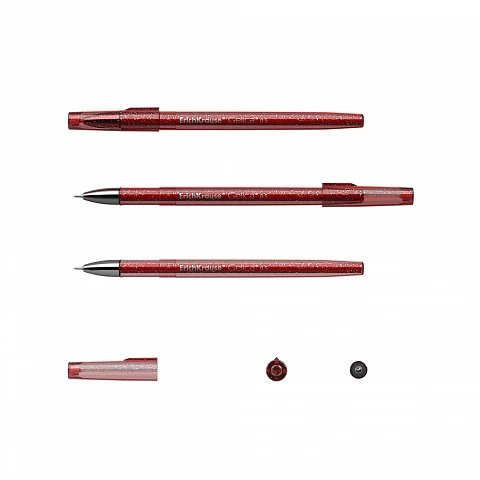 Pix cu gel ErichKrause®  Gelica®, ink cul.: rosu