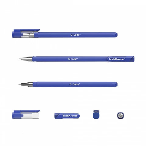 Pix cu gel ErichKrause® G-Cube®, ink color: albastru
