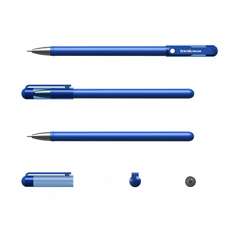 Pix cu gel ErichKrause® G-Soft, ink color: albastru