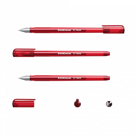 Pix gel ErichKrause® G-Tone, ink color: red