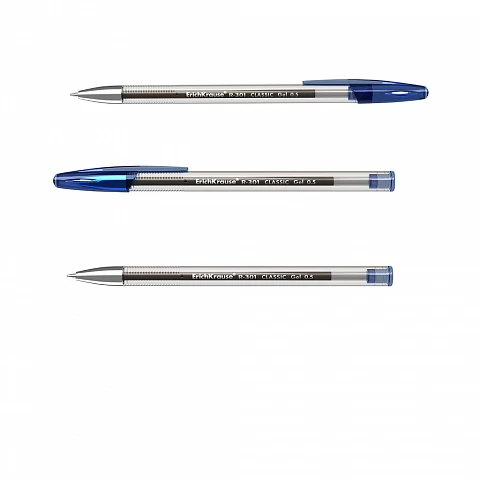 Pix gel ErichKrause® R-301 Classic Gel Stick 0.5, ink color: albastru