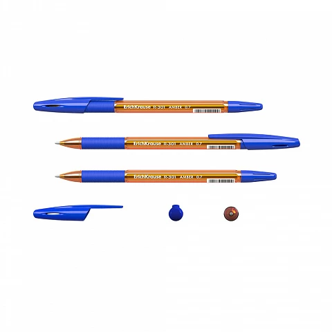 Pix pe ulei  ErichKrause® R-301 Amber Stick&Grip 0.7, ink color: albastru