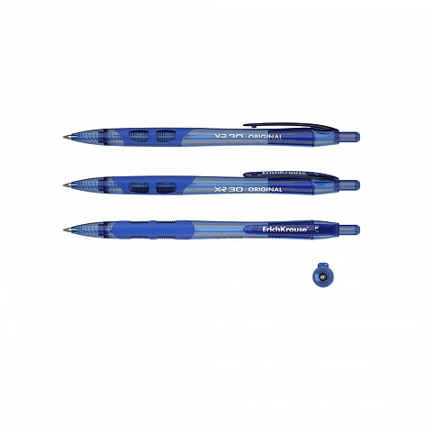 Pix retractabil ErichKrause® XR-30, albastru