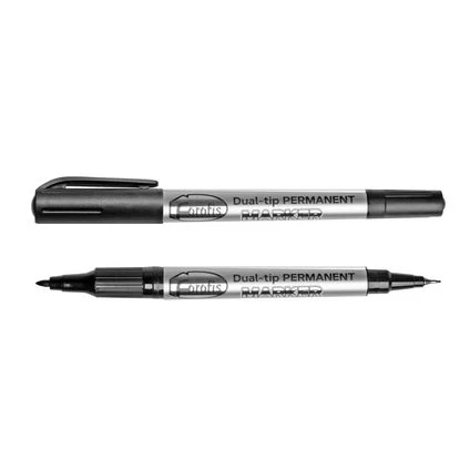 Marker permanent  pu CD&DVD dublu, negru