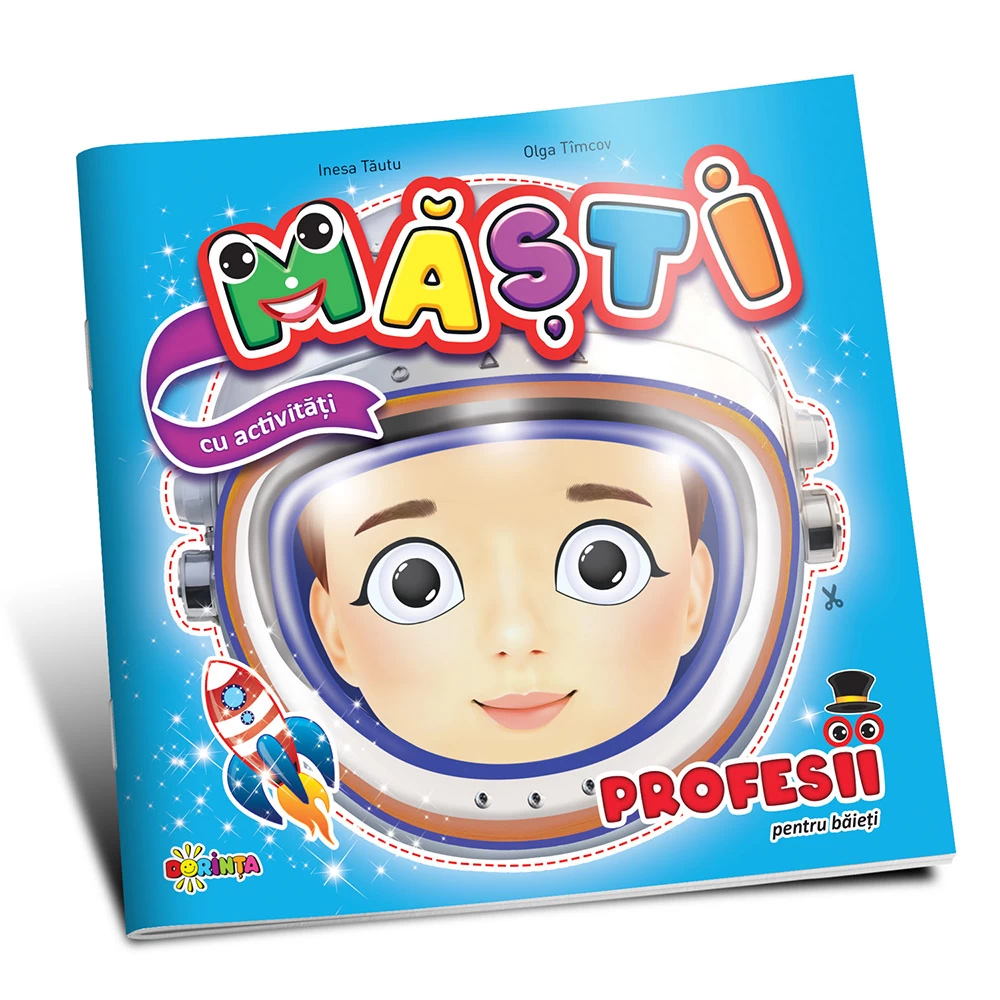 Măști cu activități. Profesii pentru băieți