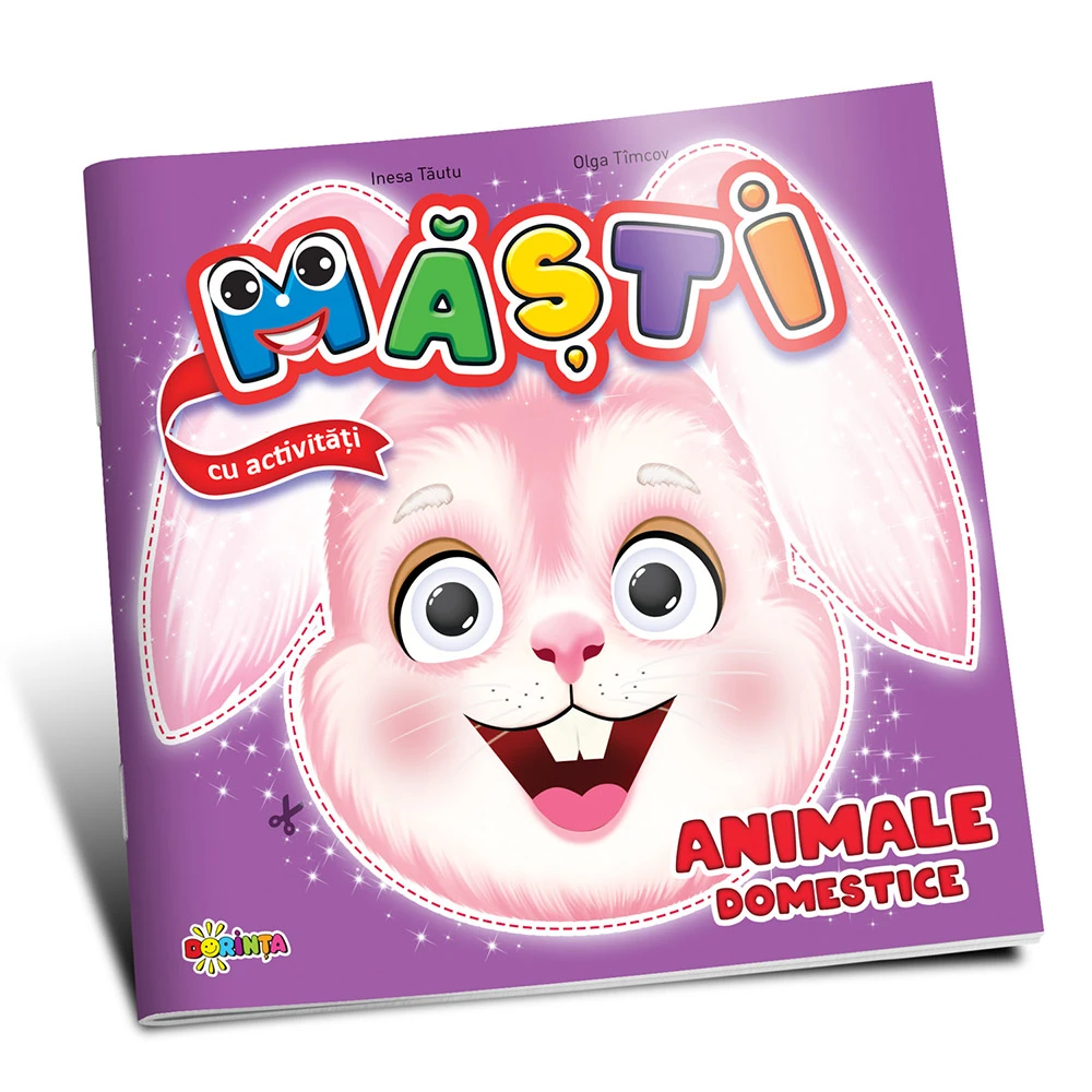 Măști cu activități. Animale domestice