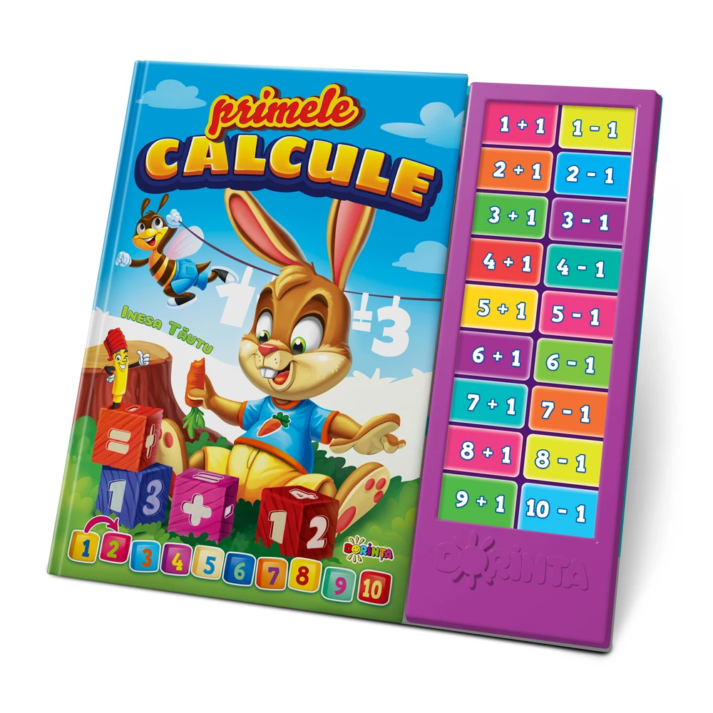 Carte cu sunete. Primele calcule