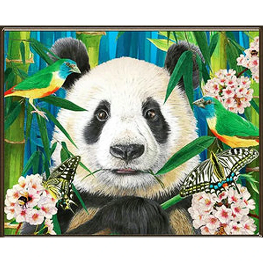 Mozaica cu Diamante 30x40 cm "Raiul pandelor"