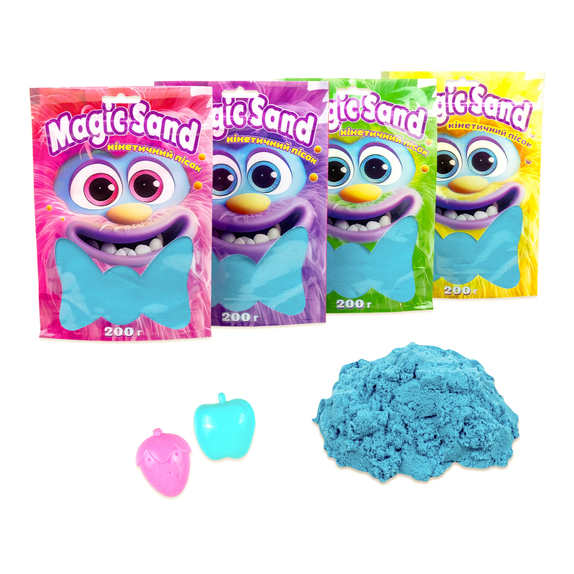 Nisip cinetic Magic sand albastru deschis, 0,200 kg