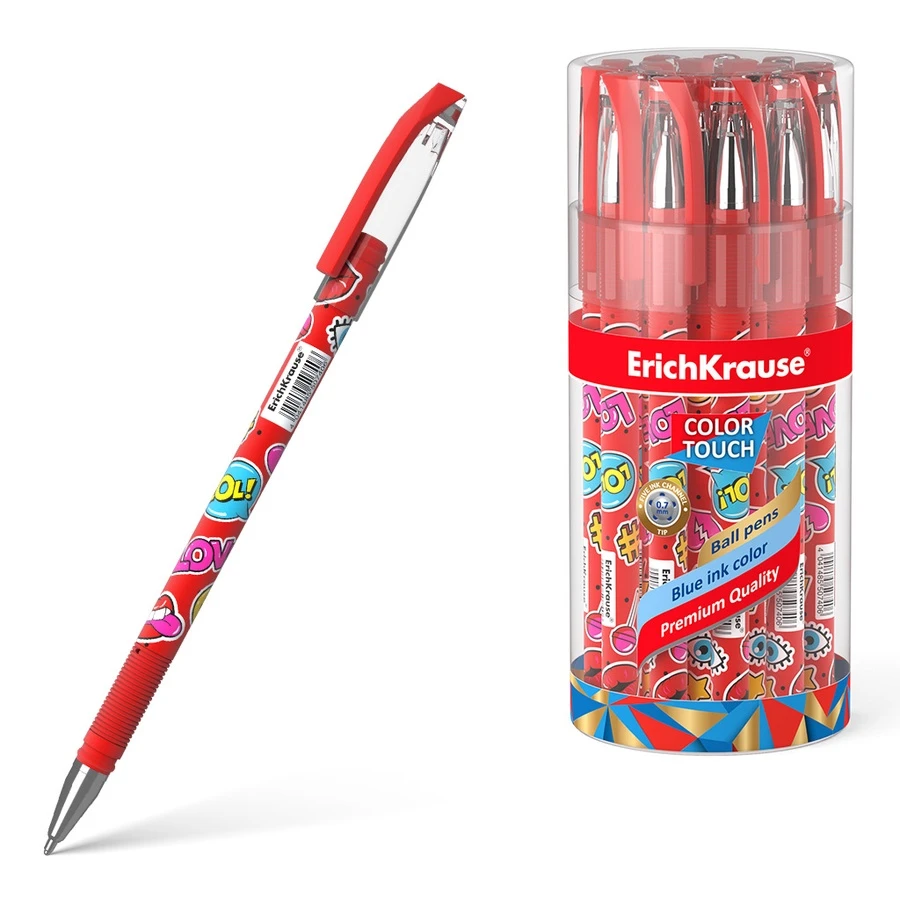 Pix cu bila ErichKrause® Color Touch® Sweet love,albastru