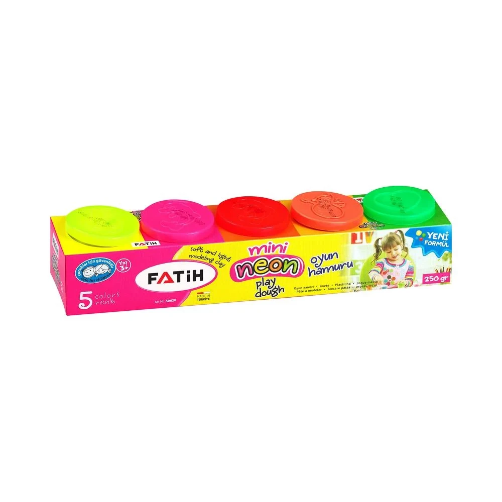 Pastă de modelat NEON Mini 5 buc