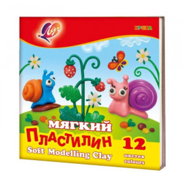 Plastilină cerată Kroha - 12 culori