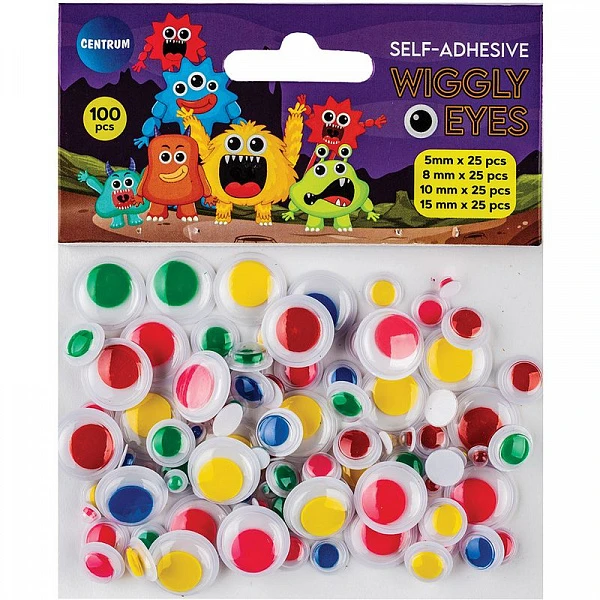 Ochisori plastic, set 25buc. div.marimi,color-alb