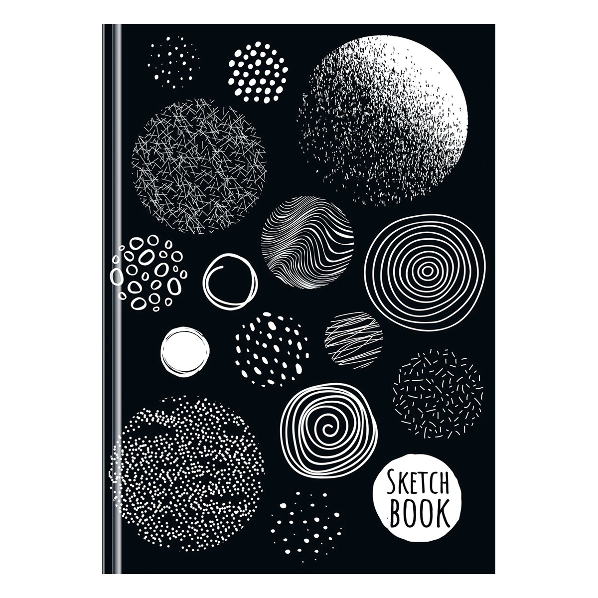 Sketchbook 100foi, А5 "Black&white", laminare mata, 100gr/m2 / BG