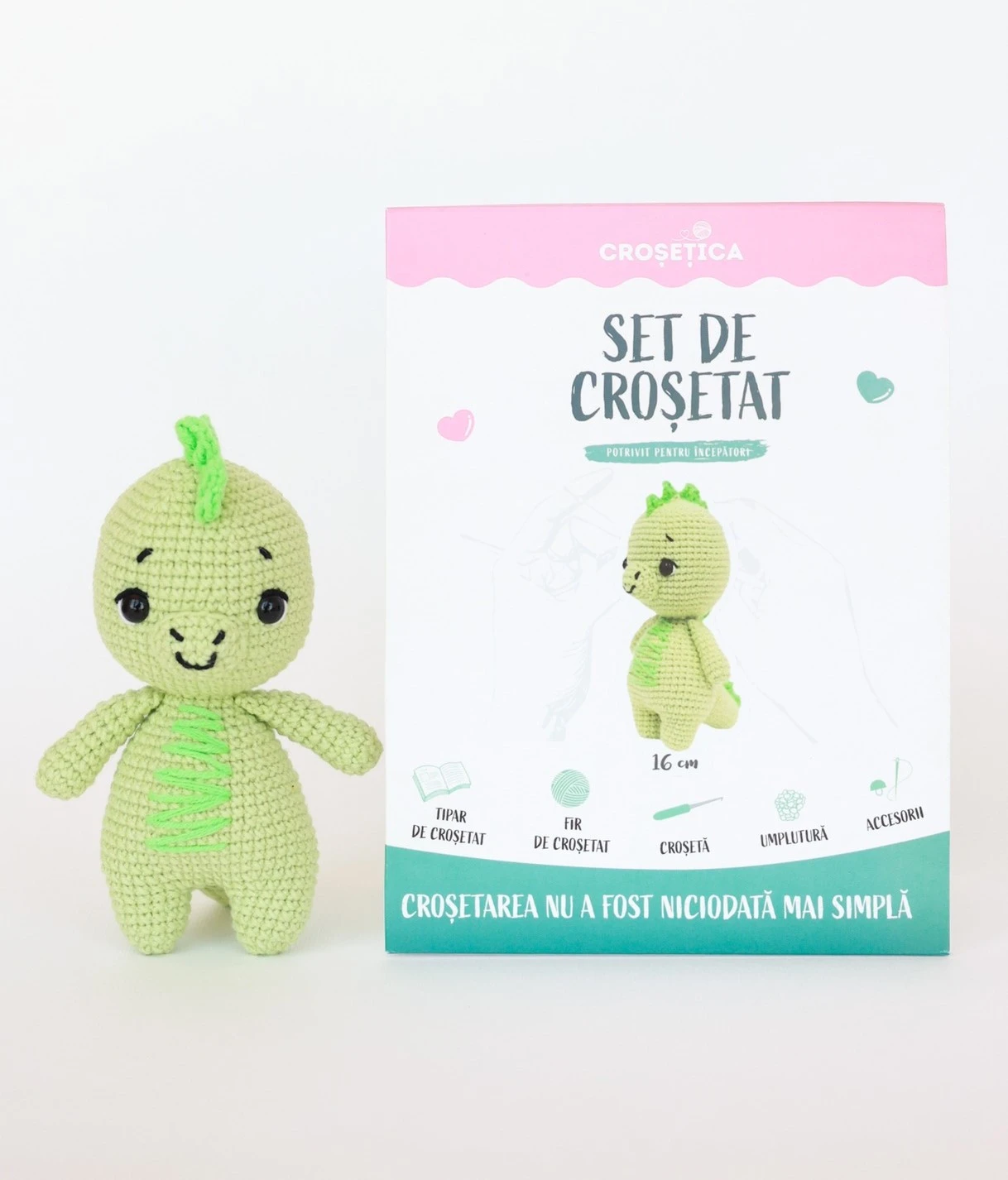 Set de croșetat - Dinozaur