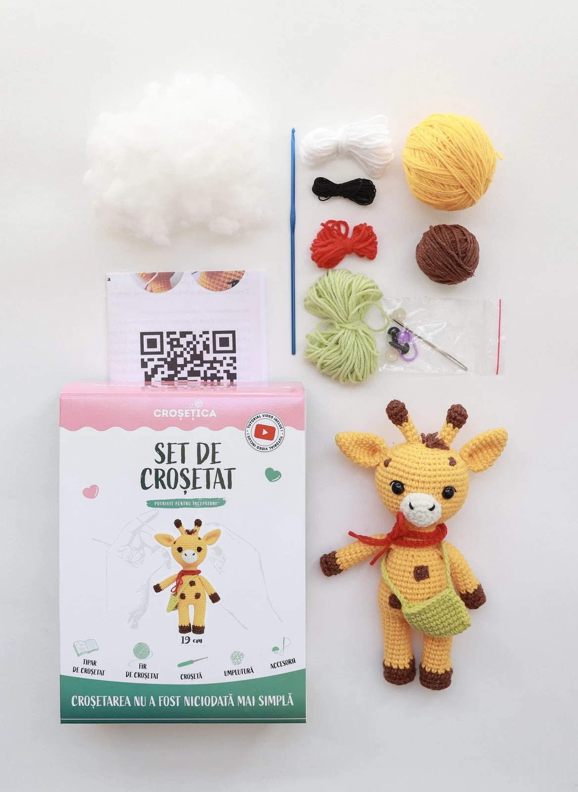 Set de croșetat - Girafă