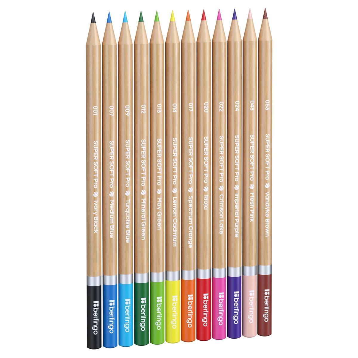 Creioane colorate 12 cul. "SuperSoft. Pro" Berlingo
