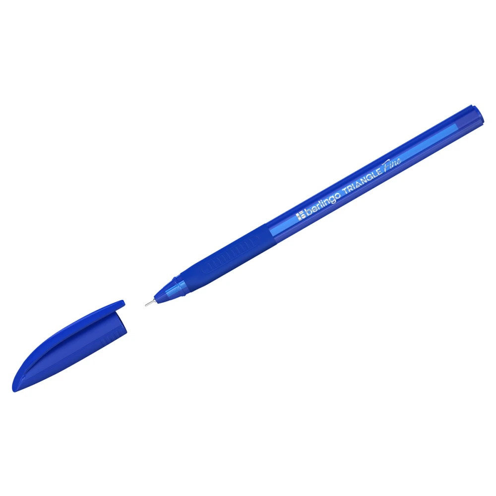 Pix cu bila Berlingo "Triangle Fine" albastru, 0,3mm(30)