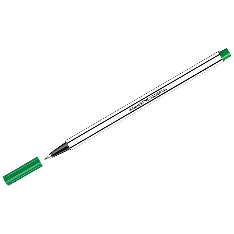 Fineliner verde 0,8mm (12) "Fine Writer 045"  "Luxor"