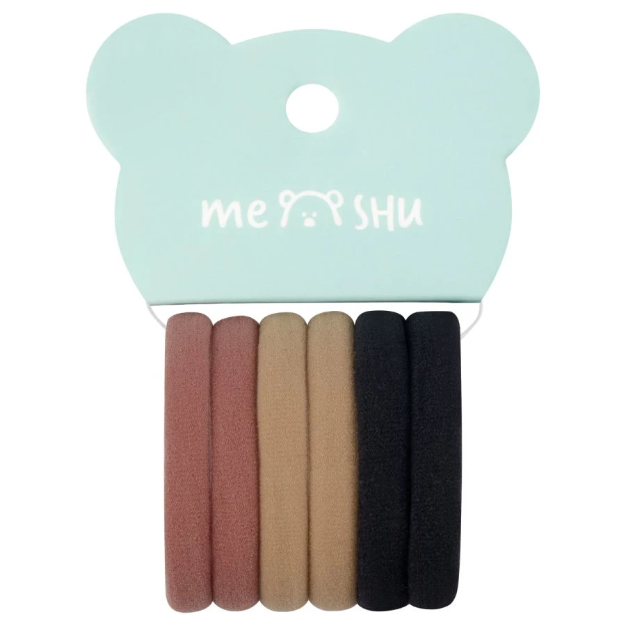 Elastice pentru par,set 6 buc.,div.cul."Essence thin",MESHU