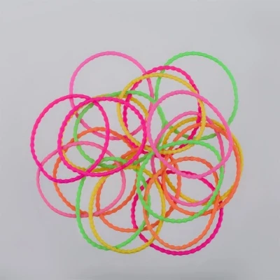 Elastice pentru par,set 20 buc. neon, MESHU