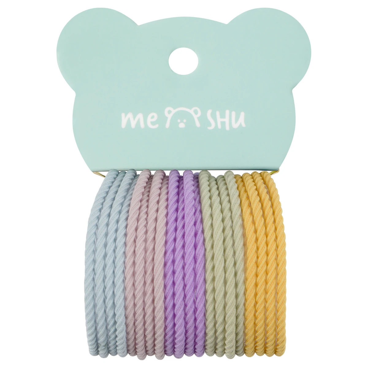 Elastice pentru par,set 20 buc. pastel, MESHU