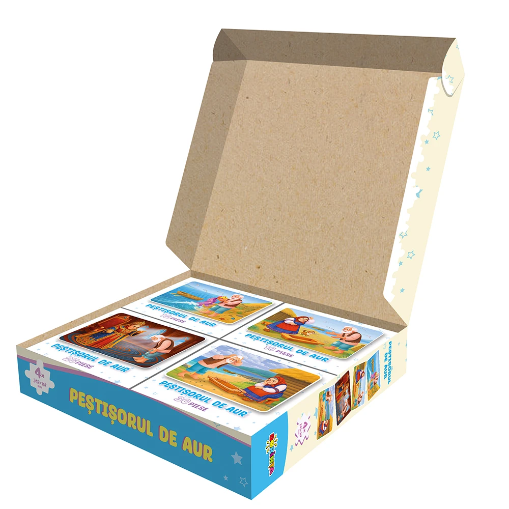 Puzzle 4in1 Pestisorul de Aur