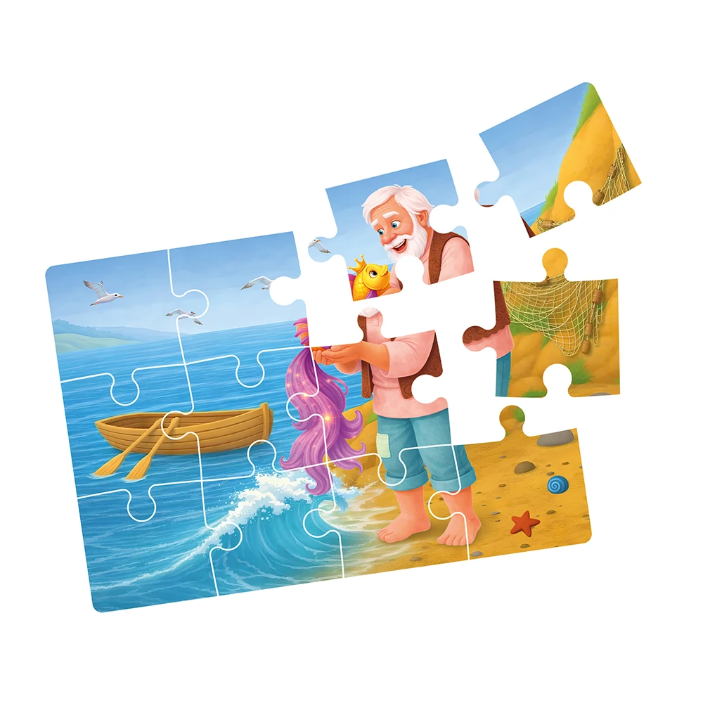 Puzzle 4in1 Pestisorul de Aur