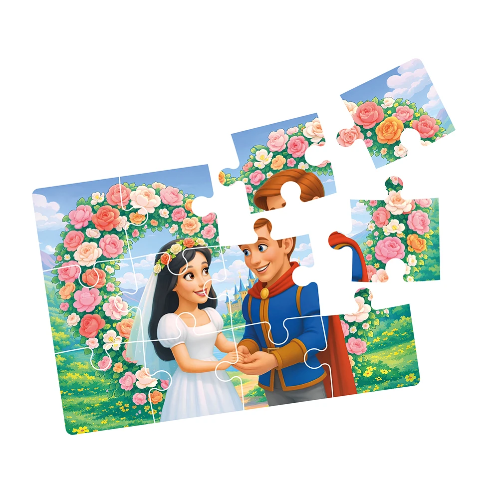 Puzzle 4in1 Albă ca Zăpada