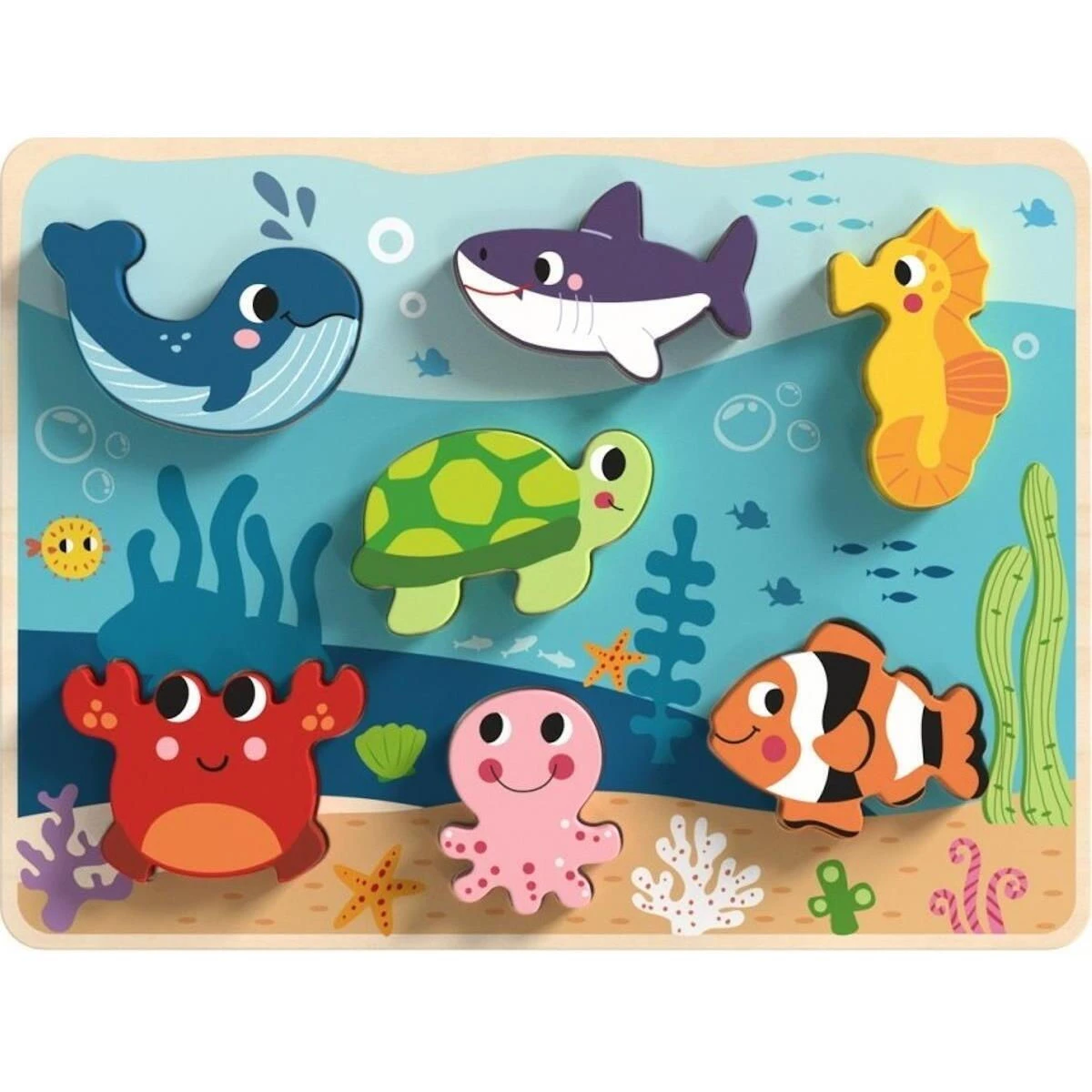 Jucarie puzzle din lemn (74503)