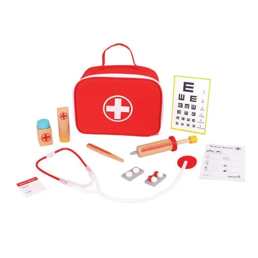 Jucarie set doctor din lemn TKC567 (46926)