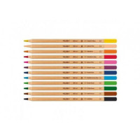 Creioane color Milan 12cul Jumbo cut. metal 80057