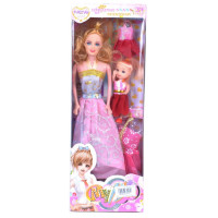 Barbie cu fiica și 1 ținută