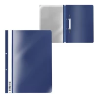Dosar plastic A4 ErichKrause® Fizzy Classic, , 120/140 mcm, blue