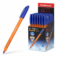Pix pe ulei ErichKrause® U-108 Orange Stick, Ultra Glide Technology, albastru