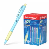 Pix retractabil ErichKrause® JOY® Pastel, Ultra Glide Technology, albastru