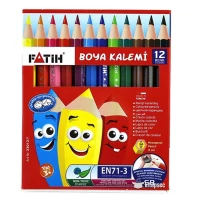 Creioane colorate scurte 12 culori