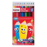 Creioane colorate 12 culori Fatih