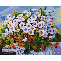 Tablou pe numere "Flori de vara" 40x50 cm KHO3118