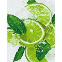Tablou pe numere "Fresh de lime" 35x45cm KHO5646