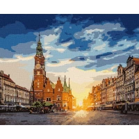 Tablou pe numere "Fermecătorul Wroclaw" 40x50 cm KHO3608