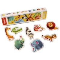 Puzzle "Animale din Africa"(16piese)