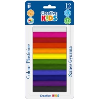 Plastilină 12 cul.Creative Kids ICO