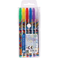 Pix gel 1mm GLITTER set 6 cul.