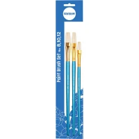 Pensula set 3 buc Nr 8,10,12 (plate, natur)