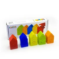 Set turnuri din lemn (25piese)